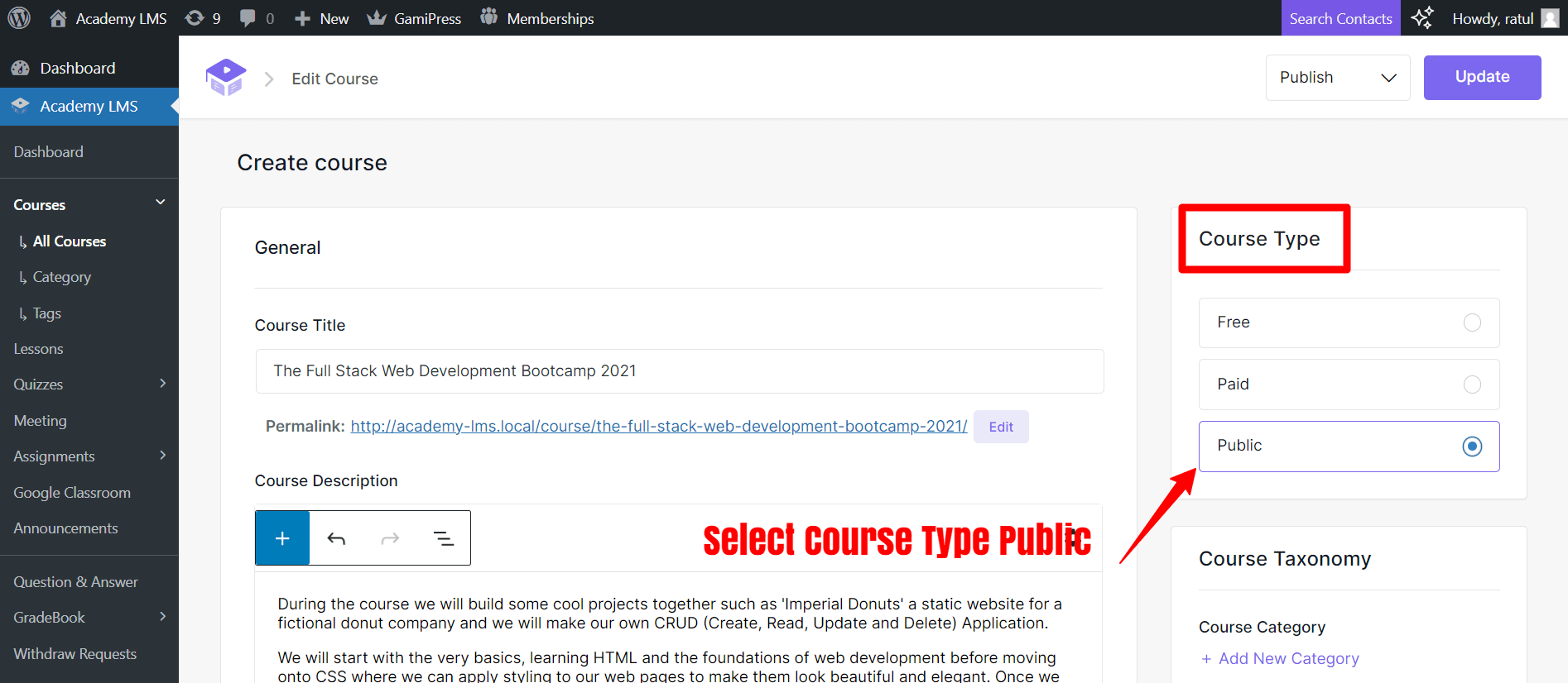 How to Use Public Course Features?